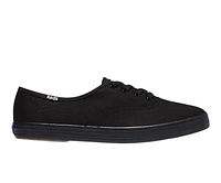 Champion Black Lace-Up Canvas Sneaker