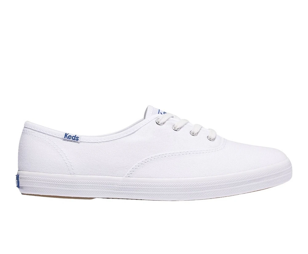 Champion White Lace-Up Canvas Sneaker