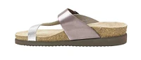 Helen Mix Old Pink Metallic Thong Sandal