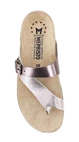 Helen Mix Old Pink Metallic Thong Sandal