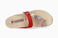 Helen Mix Multicolour Red Thong Sandal