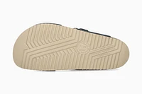Madison Navy Leather Slide Sandal