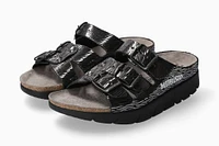 Zach Zebra Black Slide Sandal