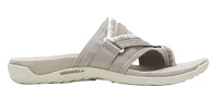 Terran 3 Cush Post Moon Beige Wide Width Thong Sandal
