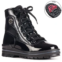 Sound Black Patent Winter Boot