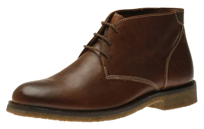Copeland Red Brown Leather Chukka Boot