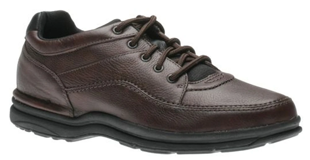 World Tour Classic Brown Leather Lace-Up Walking Shoe