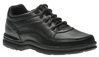 World Tour Classic Black Leather Lace-Up Walking Shoe