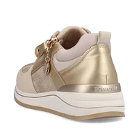 Lose Lace Zip Biege
