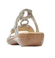 Mosaik White Multicolour Floral Slide Sandal