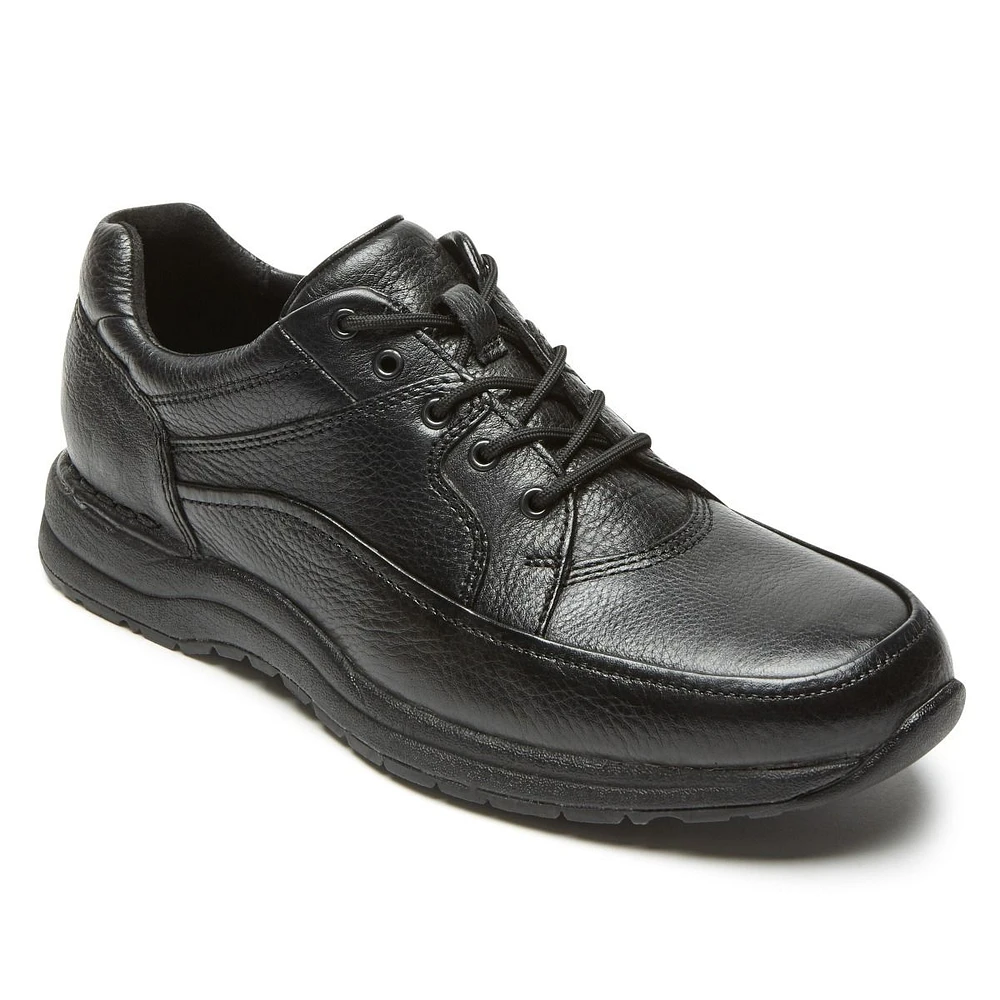 Edge Hill Black Leather Lace-Up Walking Shoe