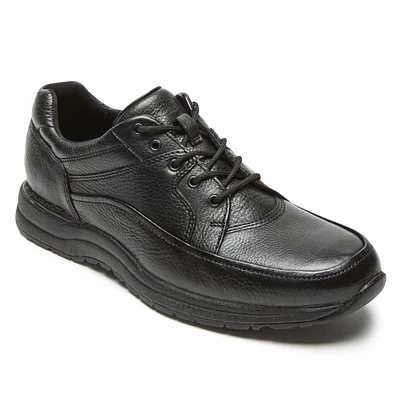 Edge Hill Black Leather Lace-Up Walking Shoe