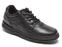 World Tour Classic Black Leather Lace-Up Walking Shoe