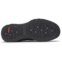 XCS Spruce Peak Black Waterproof Leather Slip-On Shoe