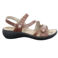 Ibiza 70 Brandy Brown Leather Asymmetrical Sandal