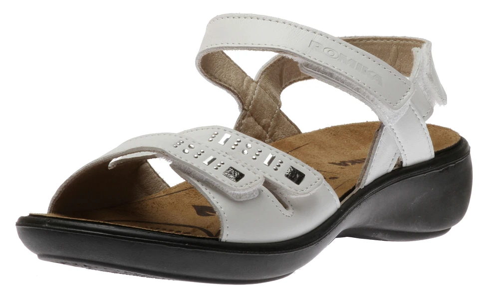Ibiza 86 White Leather Slingback Sandal