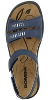 Ibiza 86 Ocean Blue Leather Slingback Sandal