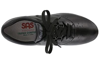 Freetime Black Leather Walking Shoe