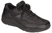 Journey Black Leather Lace-Up Walking Shoe