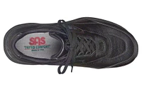 Journey Black Leather Lace-Up Walking Shoe