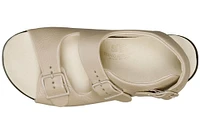 Relaxed Natural Heel Strap Sandal