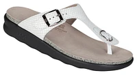 Sanibel White Snake Thong Sandal