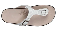 Sanibel White Snake Thong Sandal