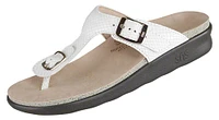 Sanibel White Snake Thong Sandal