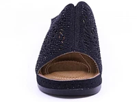 Wedge Glitter Black