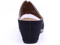 Wedge Glitter Black