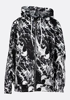 Women's Marble Zip Hoodie
