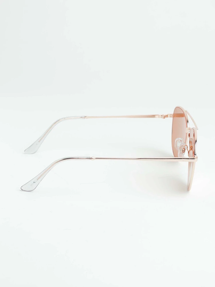 Women's Rose Gold Sunglasses