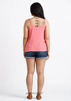 Women's Tie Neck Tank