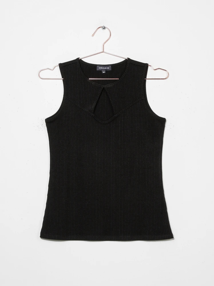 Women's Rib Cut Out Tank