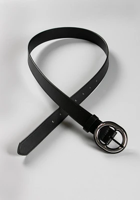 Women's Oval Buckle Belt