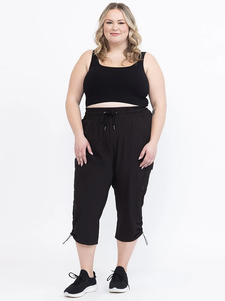 Women's Hybrid Cargo Capri