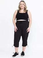 Women's Hybrid Cargo Capri