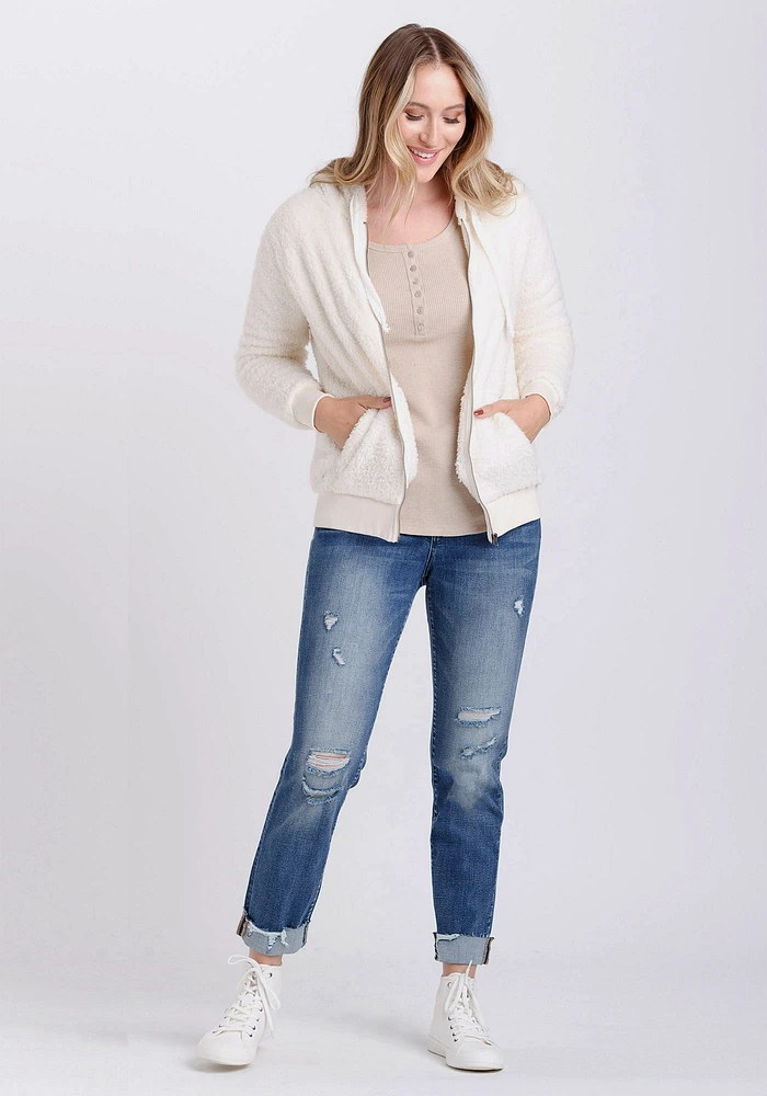 Women's Sherpa Zip Hoodie