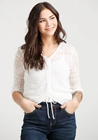 Women's Pointelle  Pullover