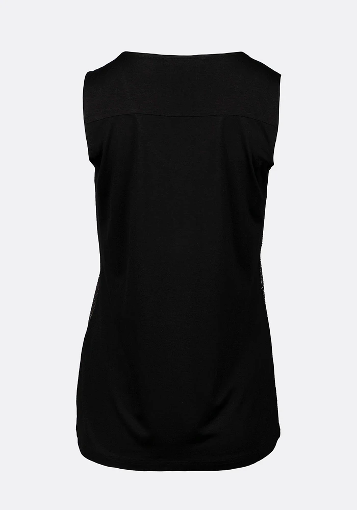 Women's Sequin Front Tank