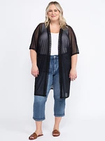 Women's Mesh Cardigan