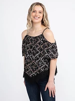 Women's Cold Shoulder Top
