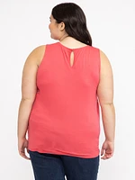 Women's Crochet Overlay Tank