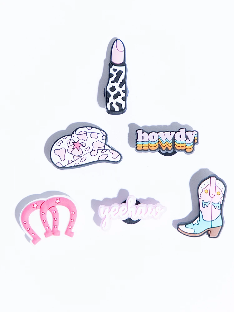 Cow Girl Shoe Charms