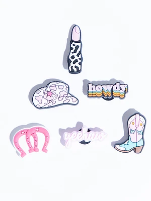 Cow Girl Shoe Charms