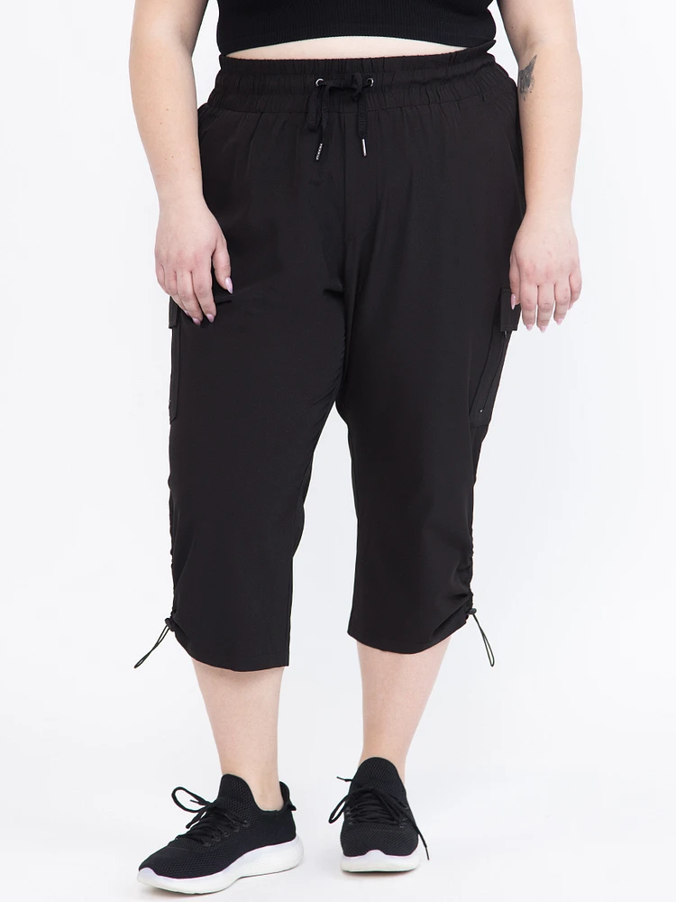 Women's Hybrid Cargo Capri
