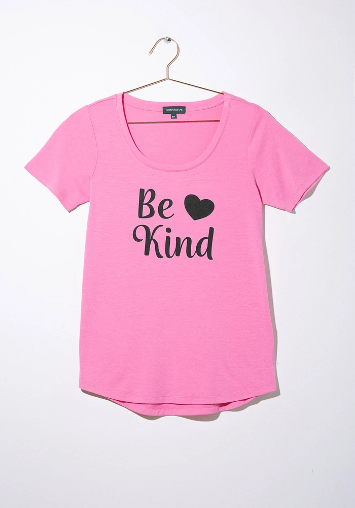 Women's Be Kind Scoop Neck Tee