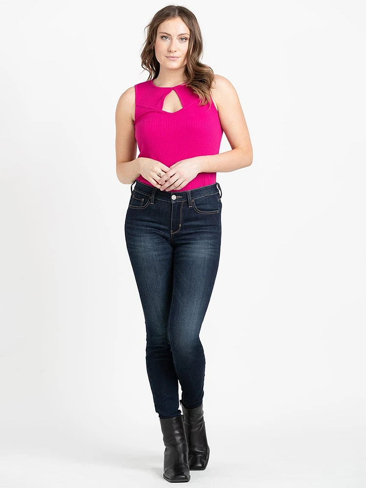 Women's Rib Cut Out Tank