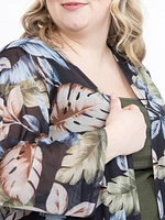 Women's Tropical Mesh Cardigan
