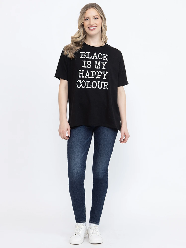 Women's Happy Colour Oversized Tee
